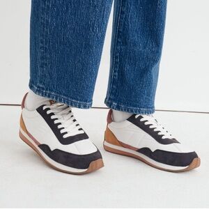 Madewell White and Black Sneakers